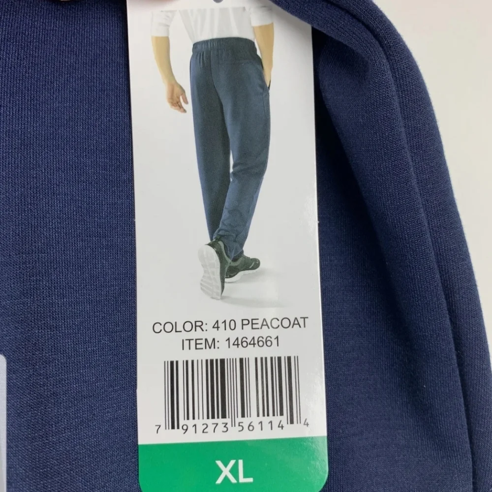 Fila Men's Active Gym Track Pants Sweatpant Blue Navy Peacoat XLarge NWT - Picture 5 of 7